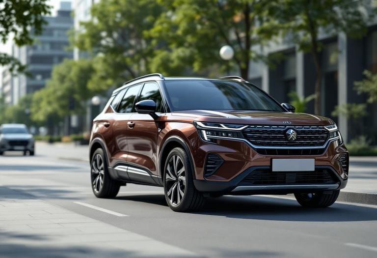 DR 6.0 T-GDI, SUV compatto in un paesaggio urbano
