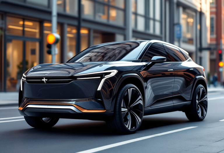 Immagine della nuova Nissan Leaf 2025 con design innovativo