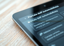 Screenshot del Portale dell'automobilista per prenotare revisione