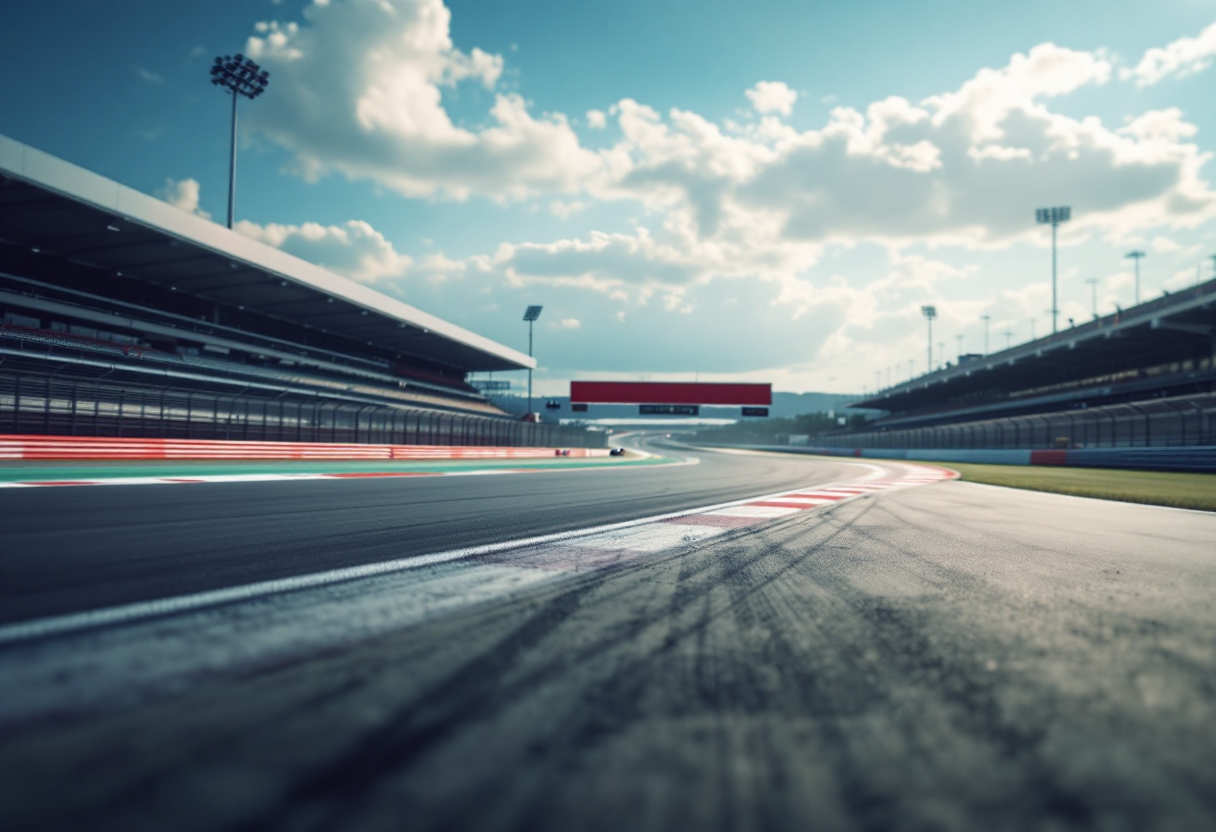 Aprilia in pista durante i test MotoGP a Sepang 2025