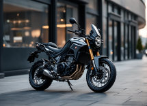 Benelli TRK 902 in azione su un sentiero avventuroso