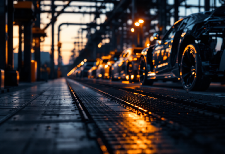 Grafico che mostra il calo delle immatricolazioni di veicoli industriali nel 2025
