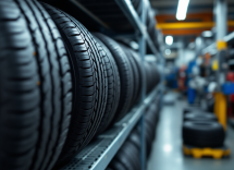 Montaggio di pneumatici auto nuovi in Italia