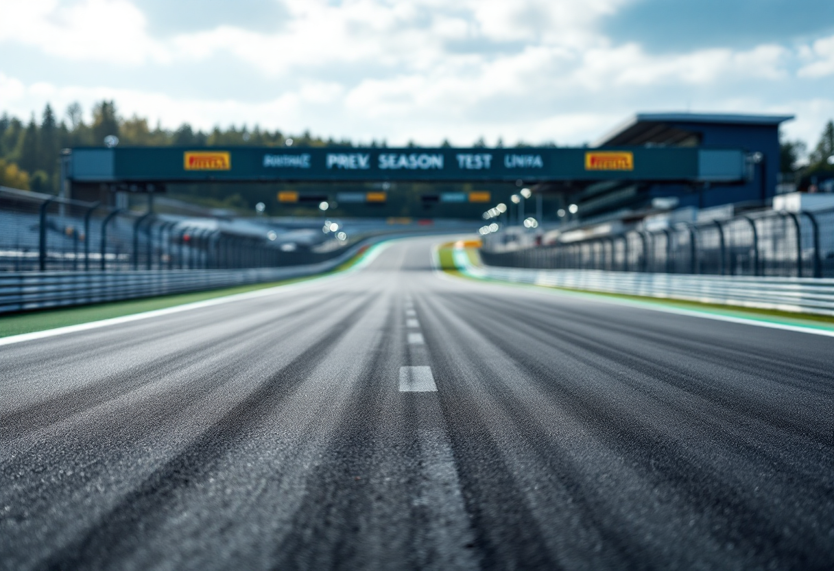 Pilota Ducati durante i test MotoGP a Sepang 2025