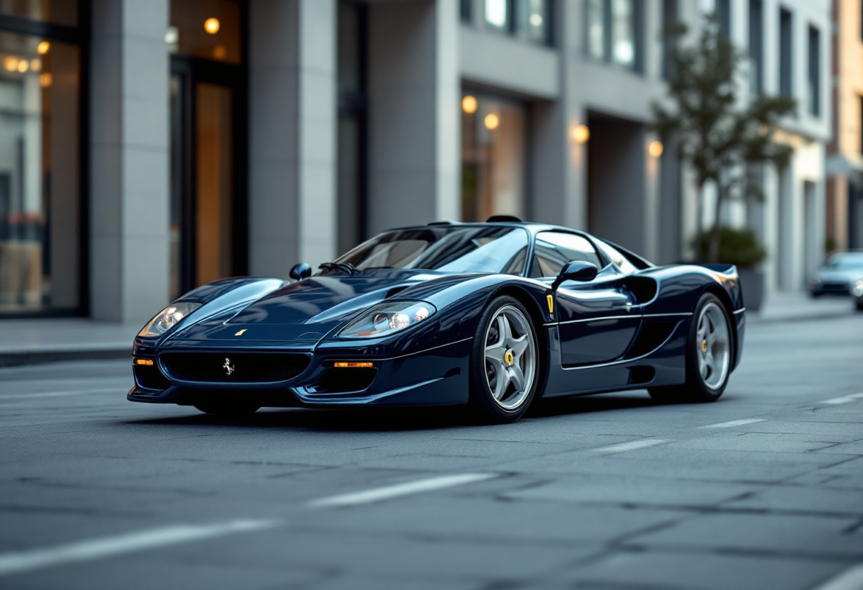 Ferrari 296 VS in un elegante design sportivo