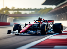 Immagine della nuova Ferrari SF-25 di Lewis Hamilton