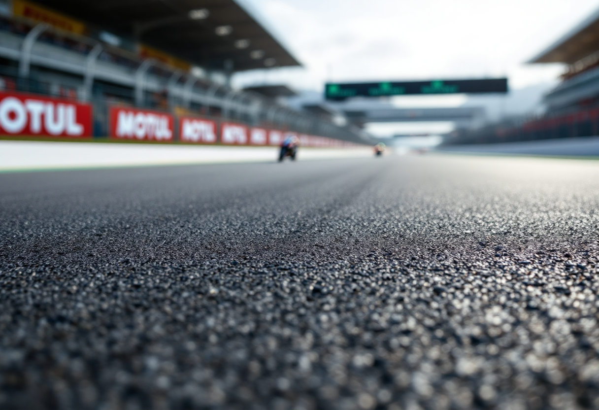 Immagine dei protagonisti della MotoGP 2025 in pista
