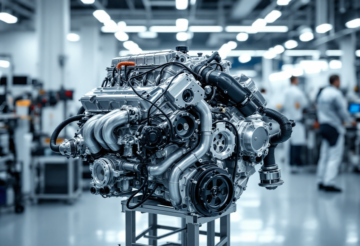 Motore Super Methanol Hybrid presentato da Geely