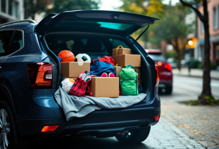 Regole per il trasporto di oggetti in auto