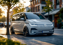 Volkswagen Caravelle in un contesto urbano moderno
