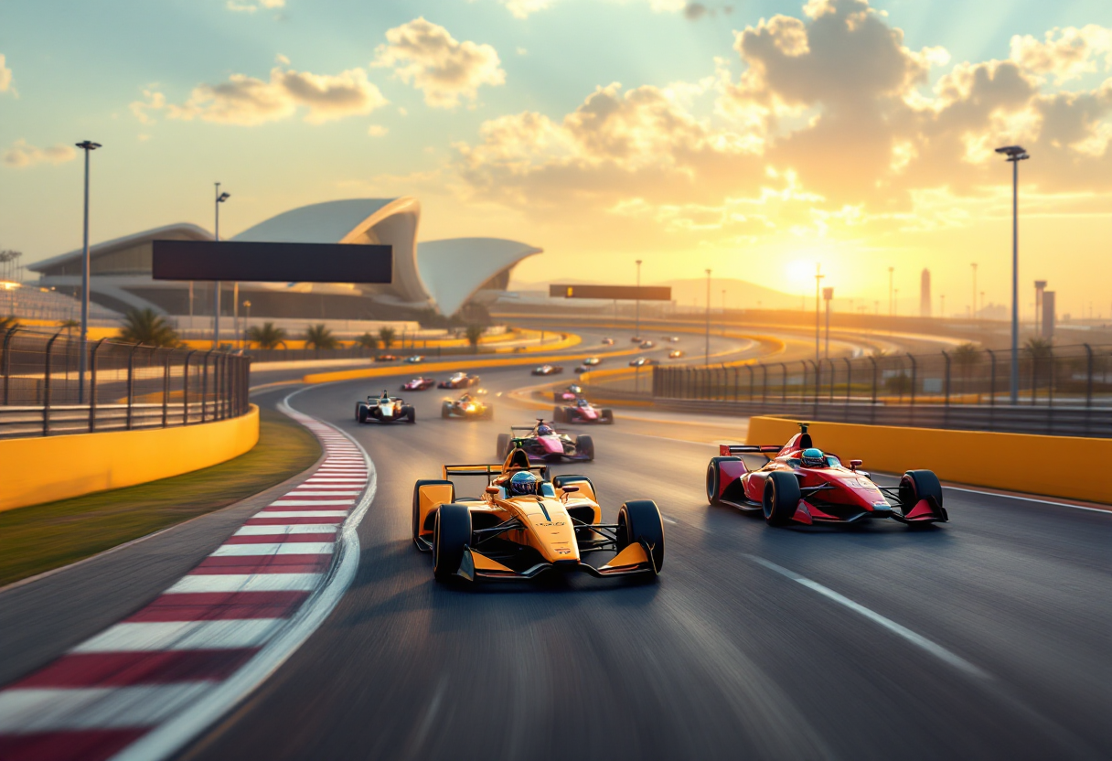 Oliver Rowland festeggia la vittoria nel E-Prix di Jeddah 2025