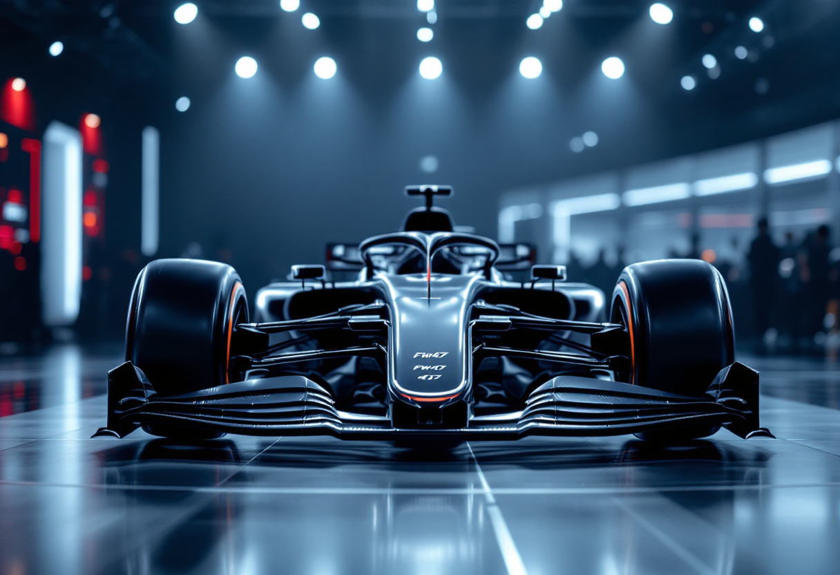 La nuova Williams FW47 per la stagione 2025 di Formula 1