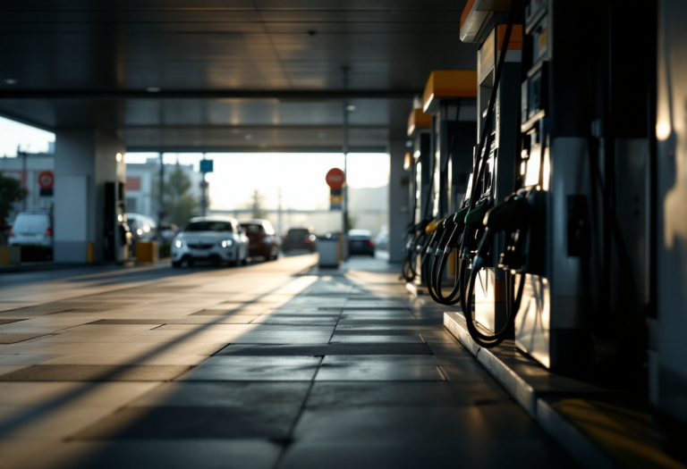 Grafico che mostra l'aumento delle accise sul gasolio