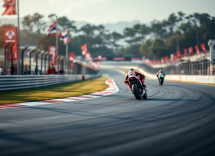 Alex Marquez in azione durante la Sprint di MotoGP in Thailandia