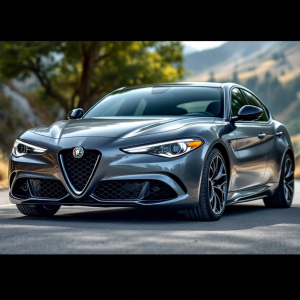 Alfa Romeo Junior Ibrida Q4 in movimento su strada
