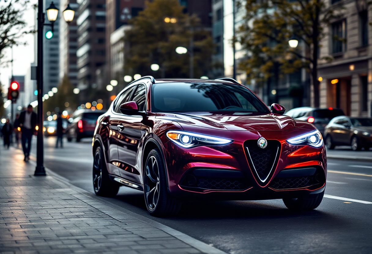 Nuova Alfa Romeo Stelvio 2026 con design moderno e tecnologia avanzata