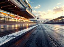 Alpine A110 GT4+ in azione su pista