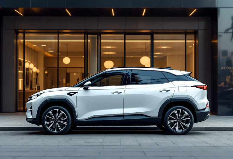 BYD Atto 2, crossover elettrico in movimento