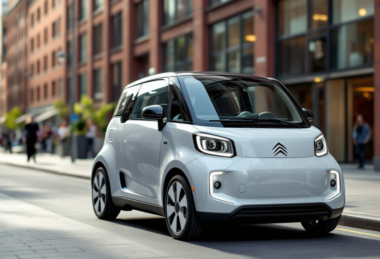Citroen Ami, microcar elettrica compatta e innovativa
