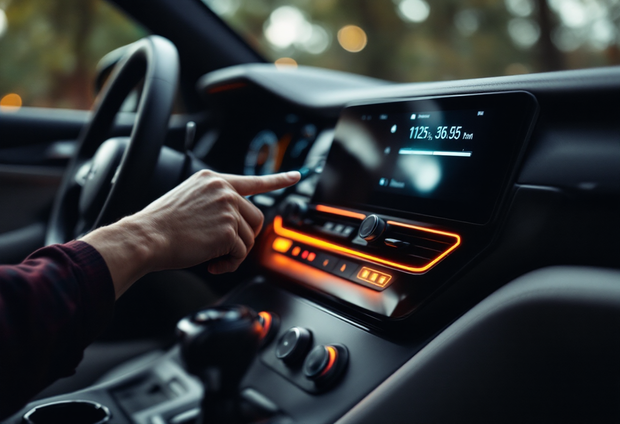Auto con comandi fisici per una migliore usabilità