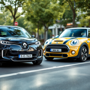 Renault 5 E-Tech e MINI Cooper SE a confronto