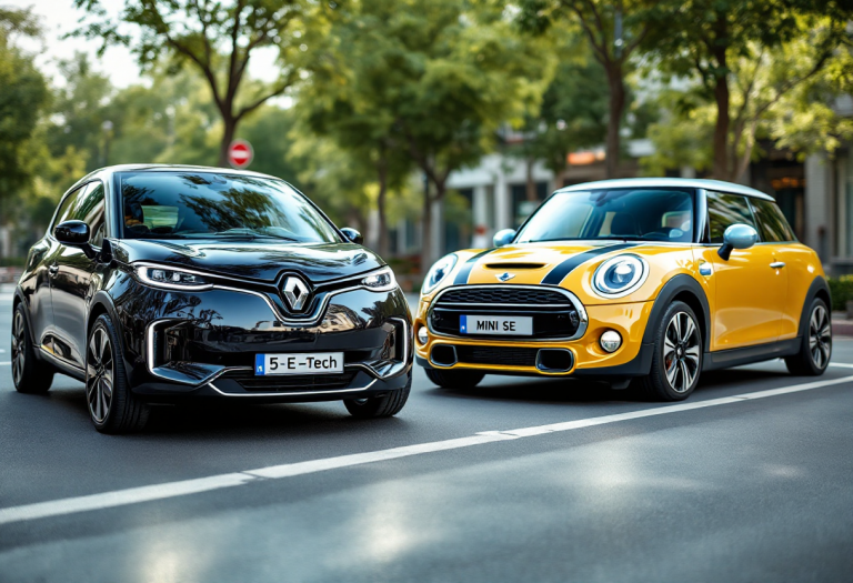 Renault 5 E-Tech e MINI Cooper SE a confronto