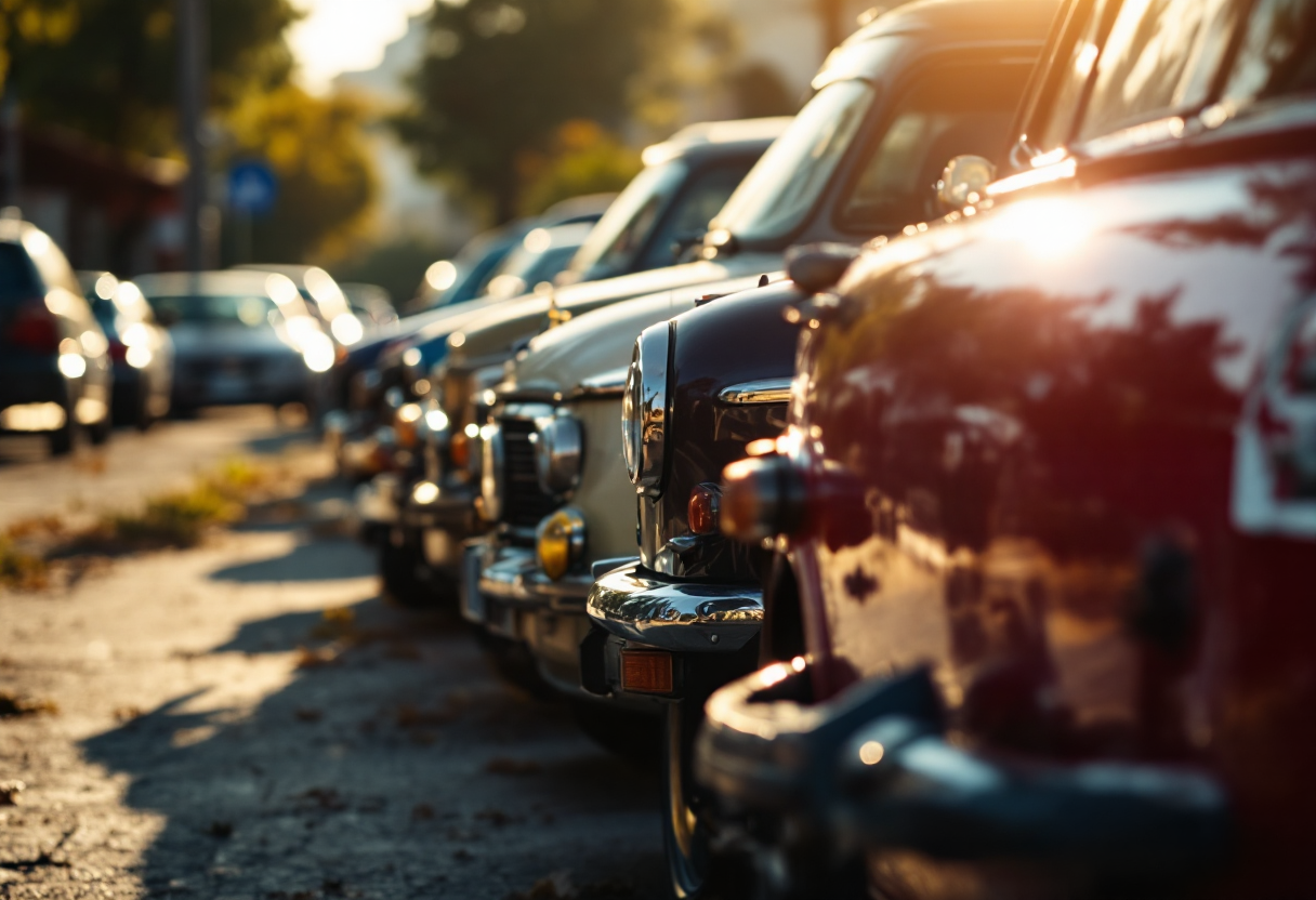 Grafico che mostra la crescita del mercato delle auto usate in Italia