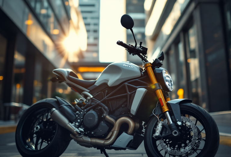 Ducati Streetfighter V2 2025 in azione su strada