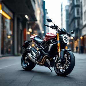 Ducati Streetfighter V4 2025 in azione su strada