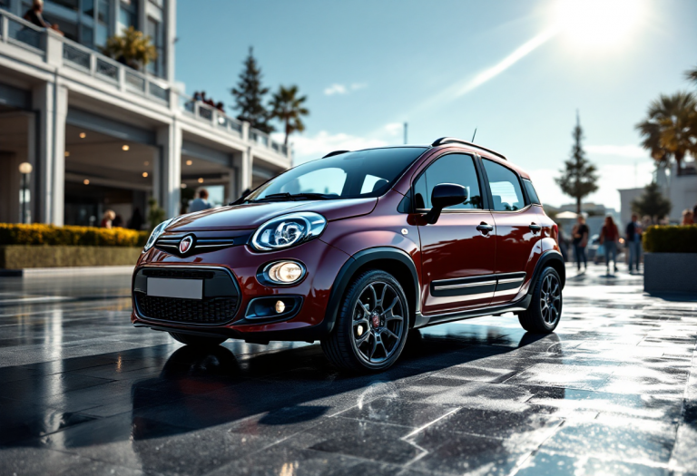 Fiat Grande Panda con design sostenibile e moderno