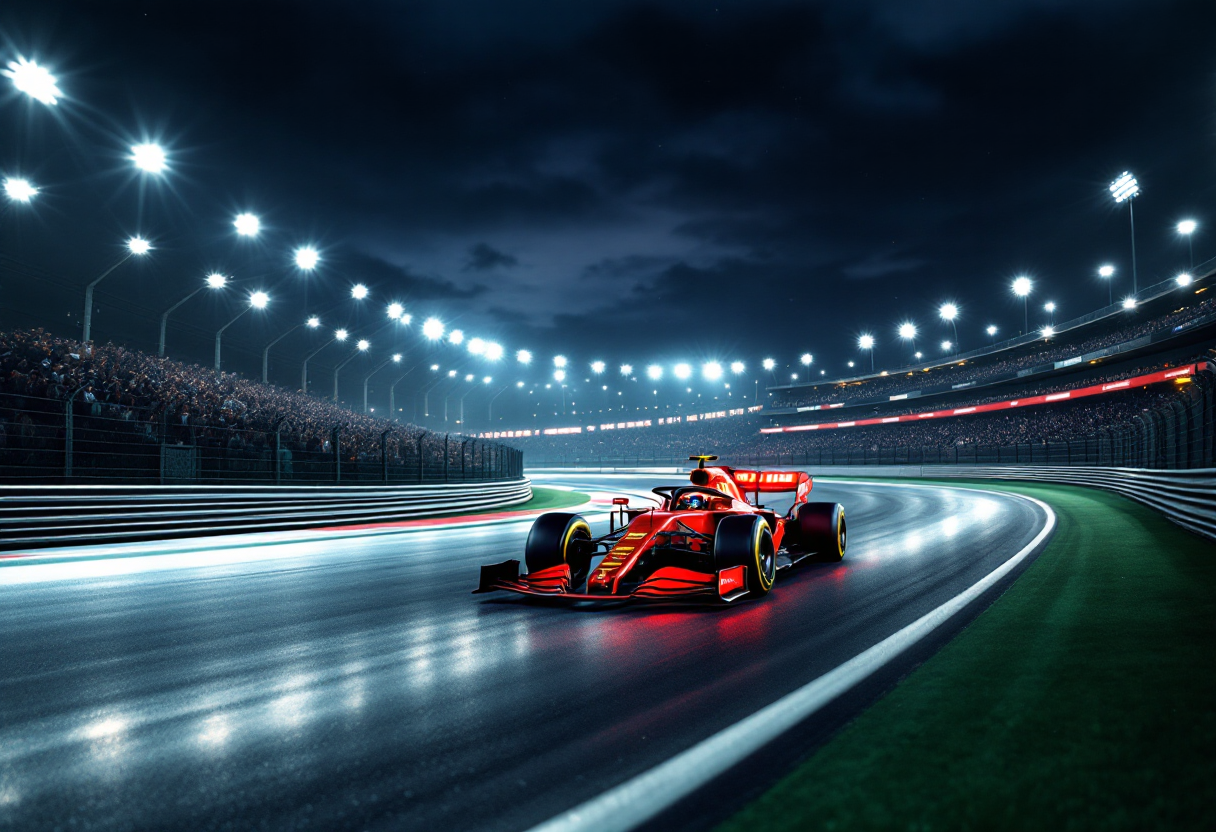 Piloti in azione durante il GP di Cina 2025 di Formula 1