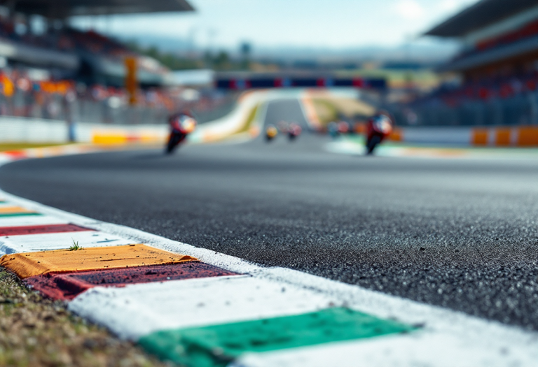 Motociclette in azione al Gran Premio d'Argentina