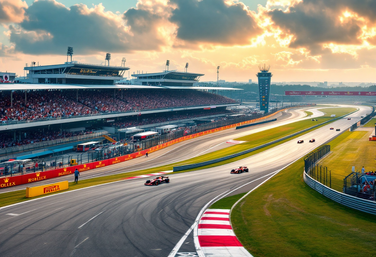 Piloti in azione al Gran Premio delle Americhe