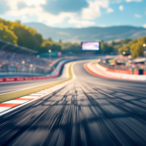 Immagine del Gran Premio di Cina di Formula 1 con auto da corsa