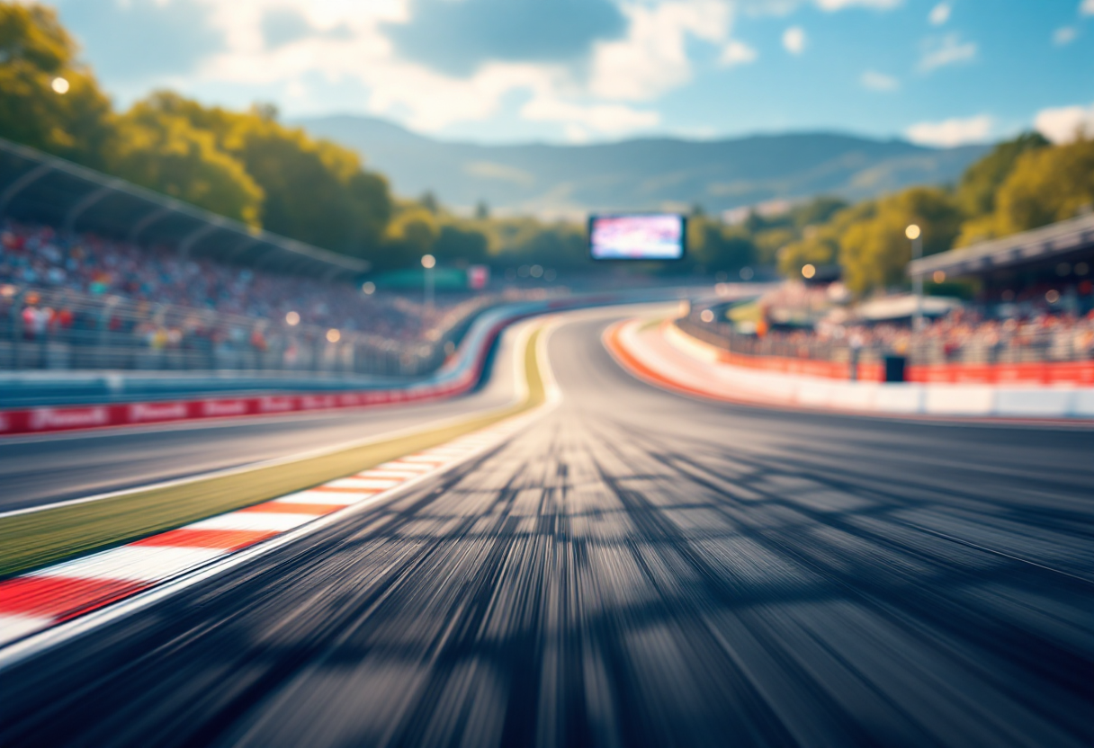 Immagine del Gran Premio di Cina di Formula 1 con auto da corsa