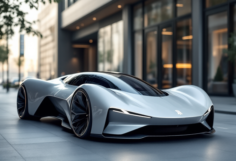 Nuova sportiva Karma Automotive Amaris in esposizione