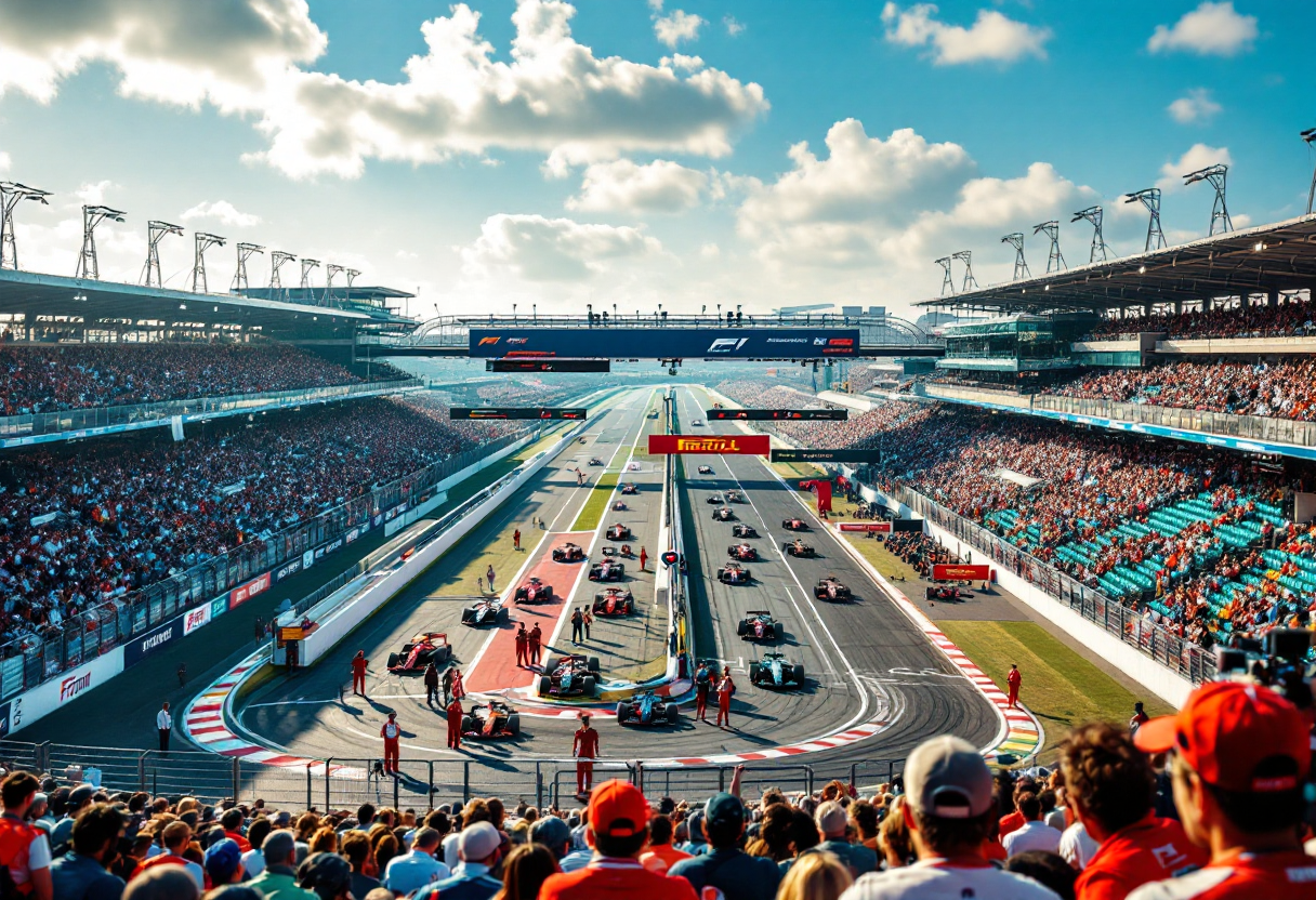McLaren celebra la vittoria nel Gran Premio di Cina F1 2025