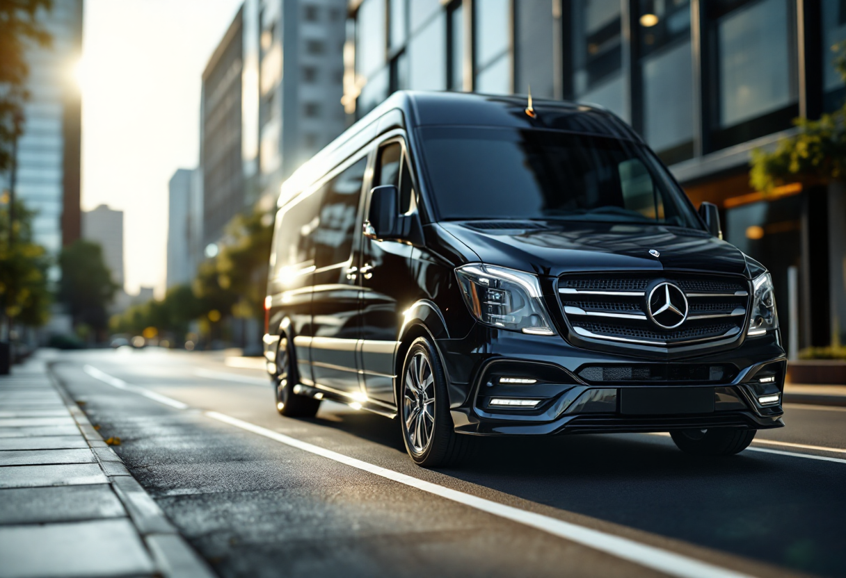 Mercedes-Benz Vans Vision V Concept in esposizione