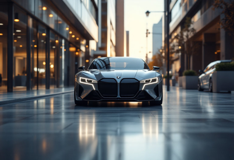 Immagine della nuova BMW M3 elettrica in anteprima