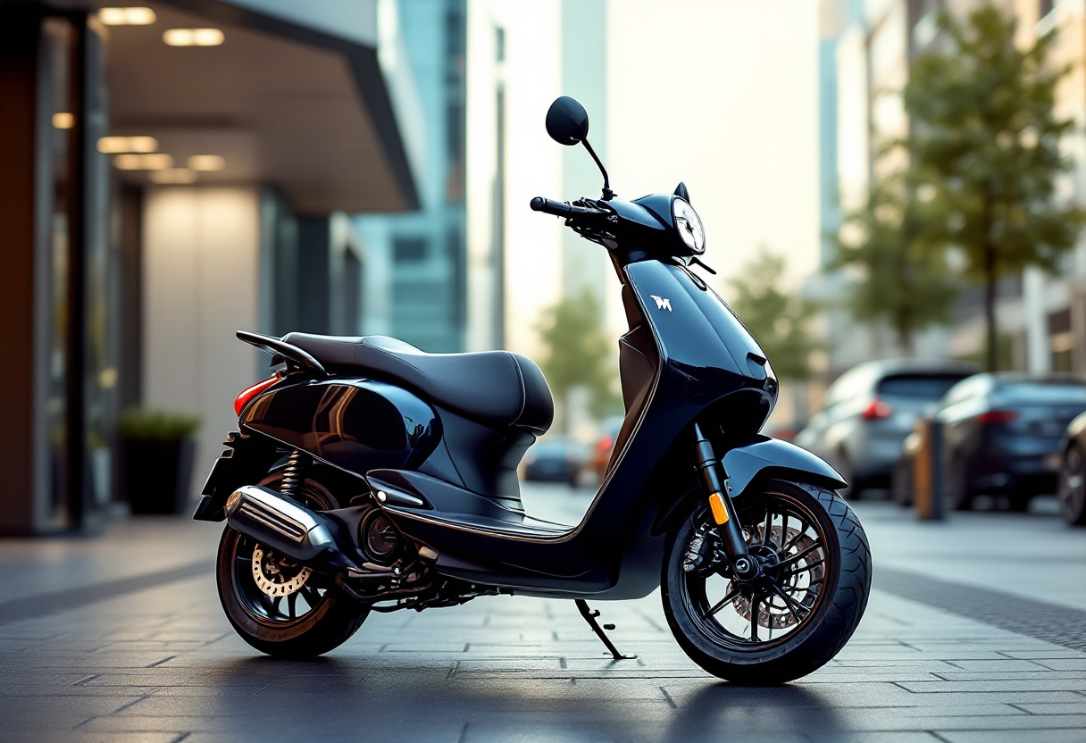 Piaggio Medley 200 Euro 5+ in un ambiente urbano
