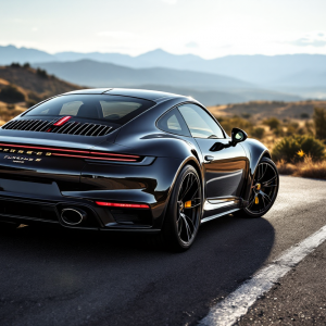 Nuova Porsche 911 Turbo S facelift 2026 in azione