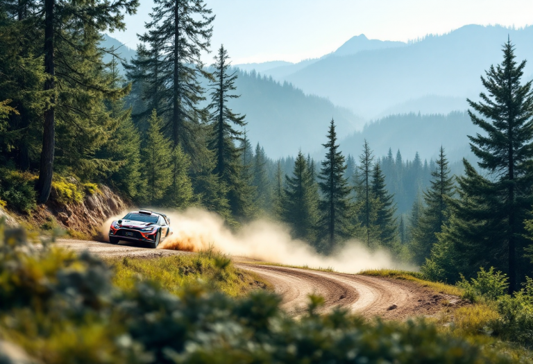 Auto da rally in azione al Ciocco 2025