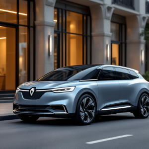 Renault Espace 2025, SUV ibrido a 7 posti in movimento