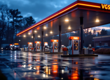 Immagine che illustra il riallineamento delle accise su carburanti