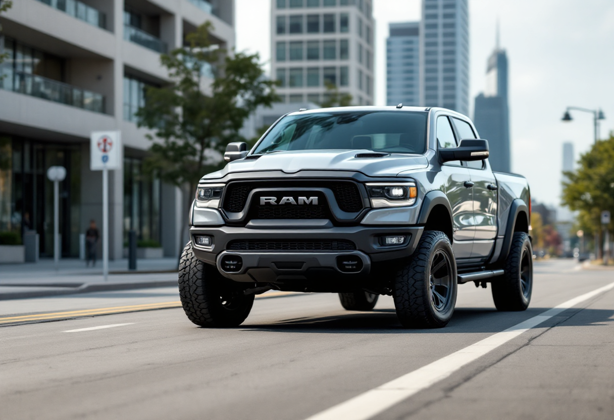Immagine del Ram 1500 TRX in un contesto off-road