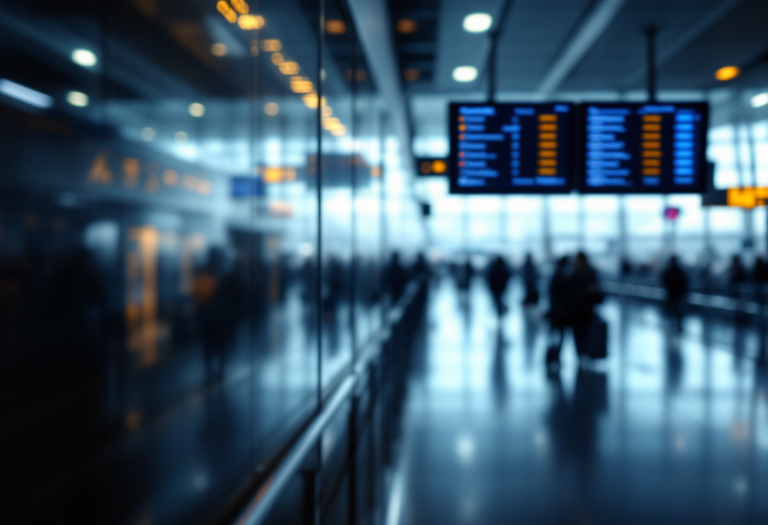 Manifestazione di sciopero all'aeroporto di Malpensa