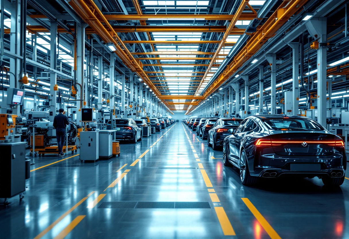 Immagine che rappresenta le sfide del settore automotive in Europa