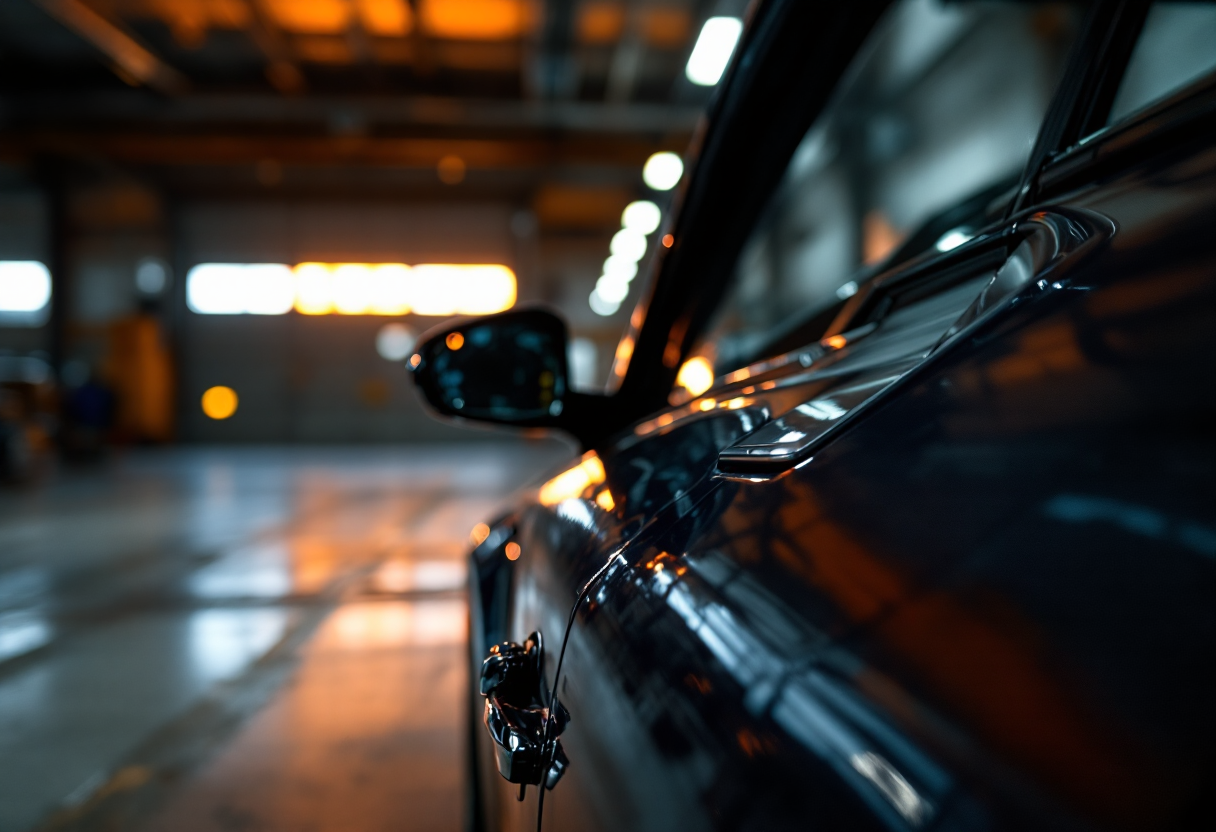 Spia della temperatura dell'acqua accesa su cruscotto auto