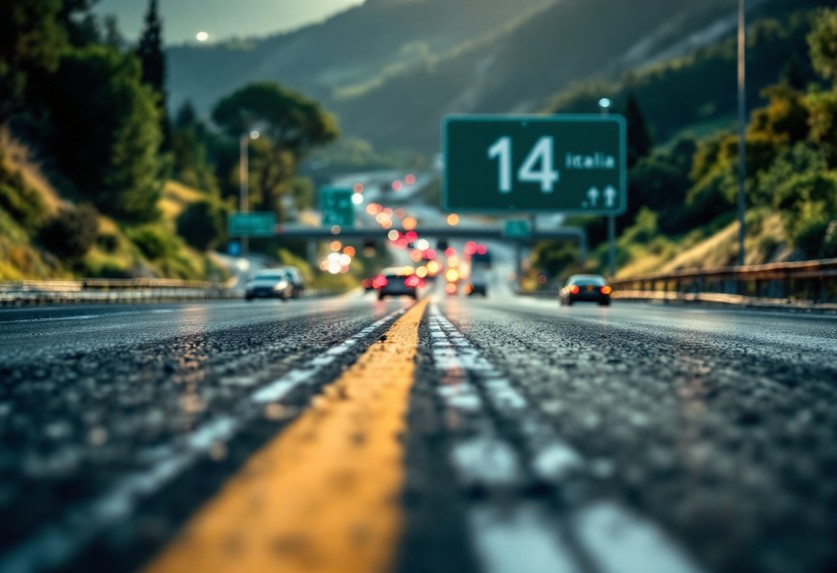Immagine che illustra il funzionamento del Telepass ricaricabile