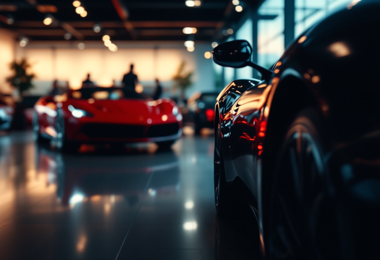 Grafico delle vendite di auto di lusso nel 2024